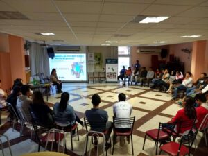 Encuentro juventudes rueda grande en Sgo