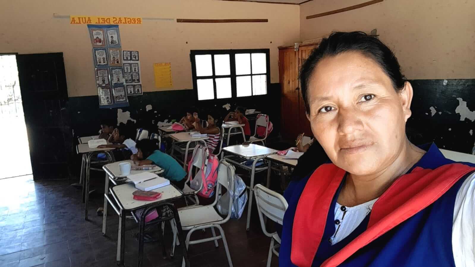 Sara horizontal sin la maestra