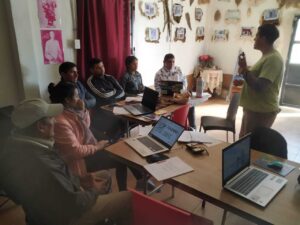 jovenes capacitación mapeo