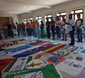 intercambio brasil banderas piso